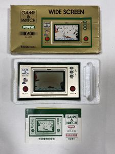 ゲームウォッチ ポパイのYahoo!オークション(旧ヤフオク!)の相場・価格