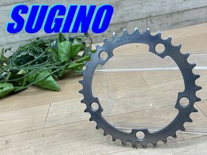 ☆ 中古 SUGINO INNER 34T 110PCD 39g スギノ フロント インナー チェーンリング 薄歯 5