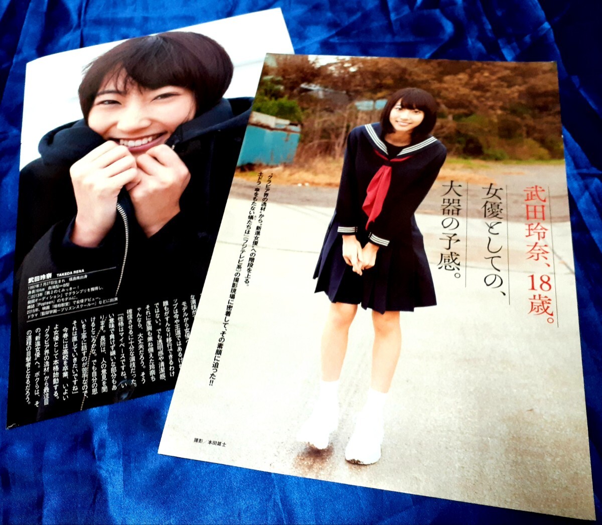 Dpr02○( 武田玲奈 )18歳 切り抜き 4P 女優俳優タレントモデルグラビア