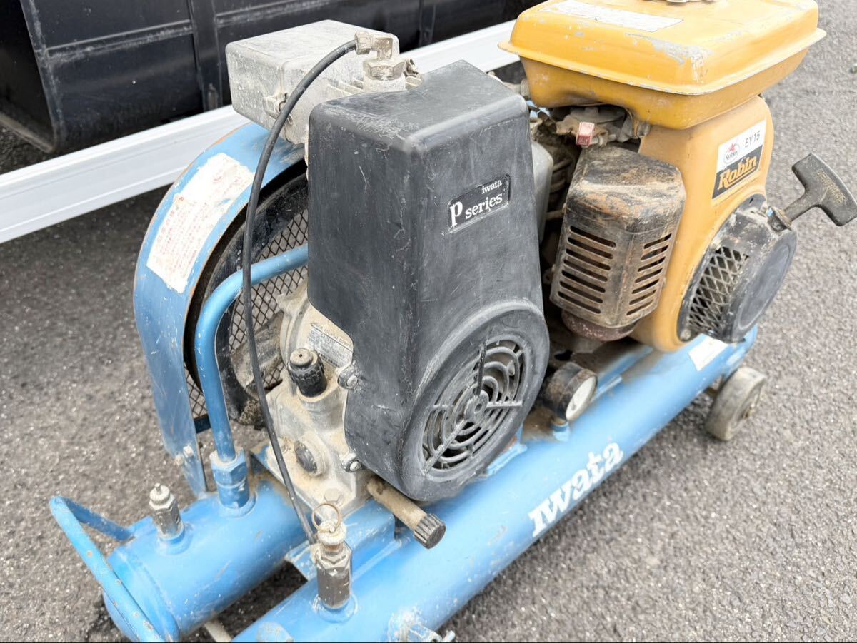 USED◇【イワタ 岩田 IWATA エンジンコンプレッサー ガソリン モデル 