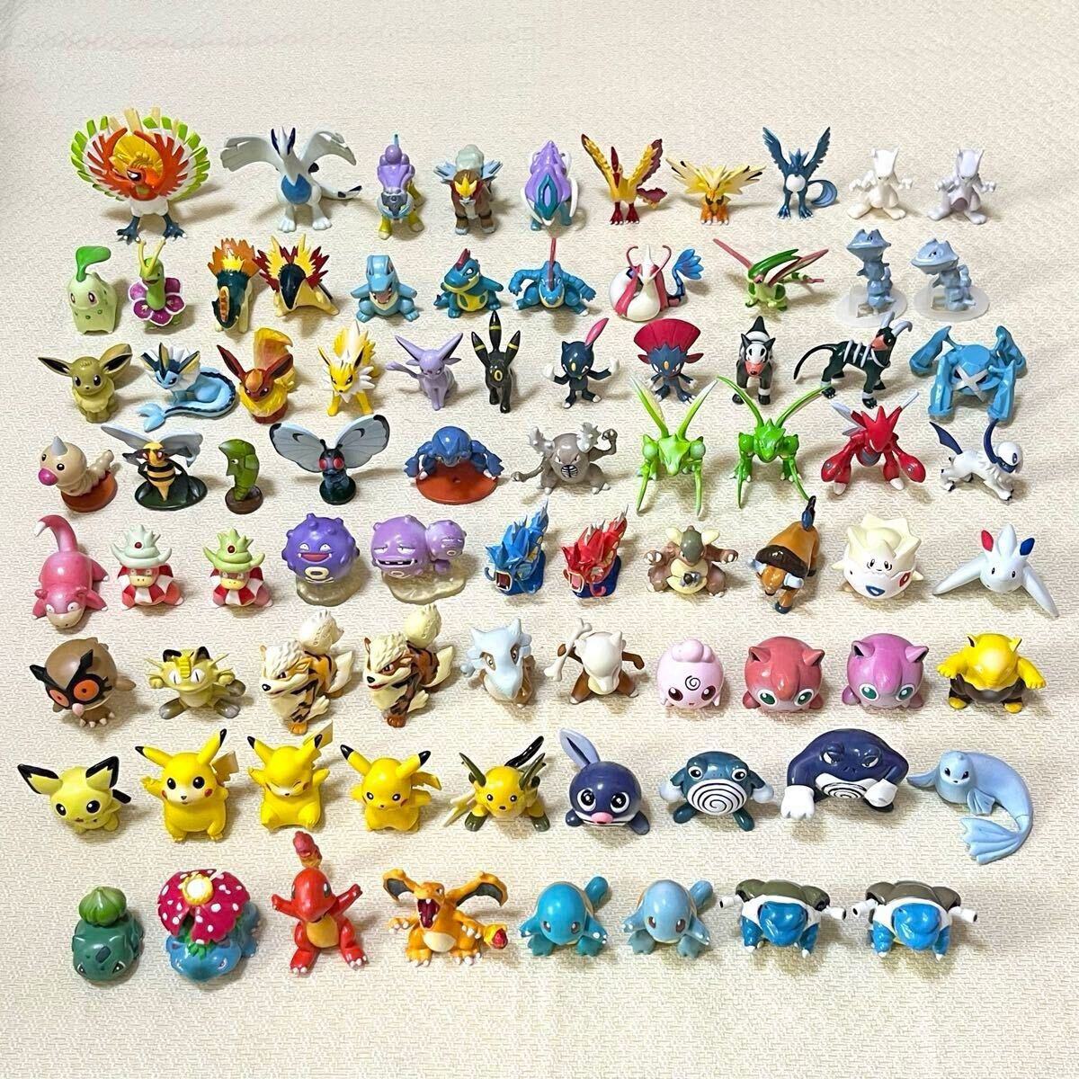ポケモン モンコレ まとめ売り　140体　初代レア多数 モンコレ 80体 初期 色違い レア ポケモン フィギュア 初代 TOMY