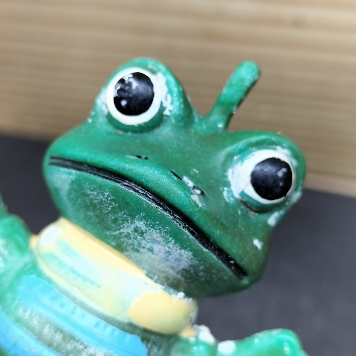 昭和レトロ 不二家 木馬座 ケロヨン 指人形 高さ約6cm 当時物 カエル