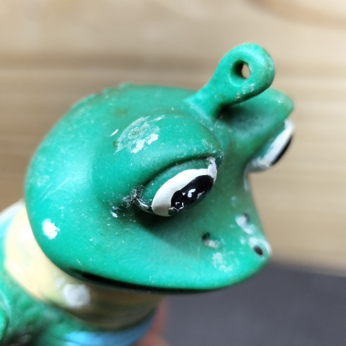 昭和レトロ 不二家 木馬座 ケロヨン 指人形 高さ約6cm 当時物 カエル