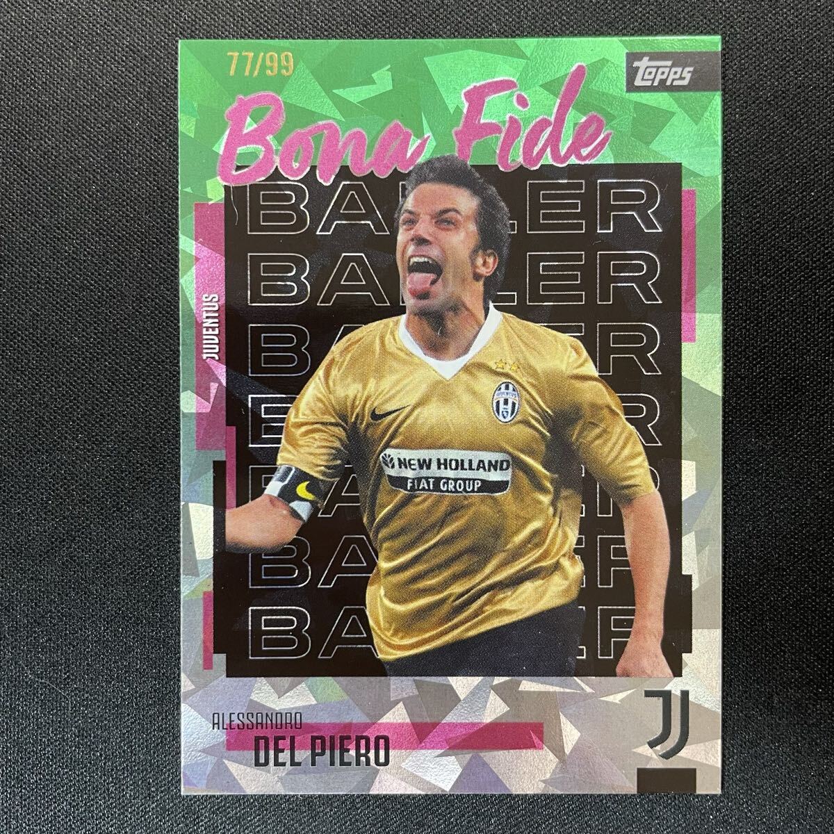 サッカーカード、デル・ピエーロ選手です! 2025-26 Topps Juventus Team Set Bona Fide Baller Alessandro Del