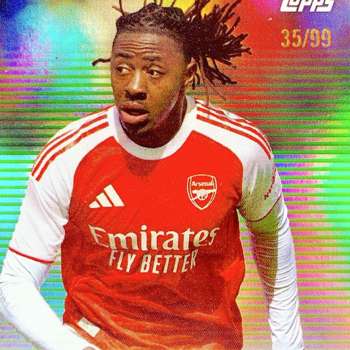 激レア【EBERECHI EZE】99シリ 直筆サインカード Topps Arsenal TEAM