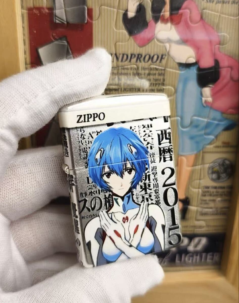 新品 ZIPPO 綾波レイジッポー zippo オイルライター 重量感 真鍮製 未