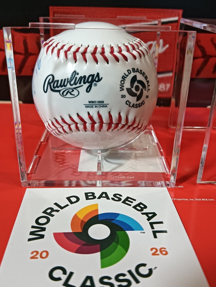 激レア 大谷翔平 直筆サインボール 2026年WBC ワールドベースボール