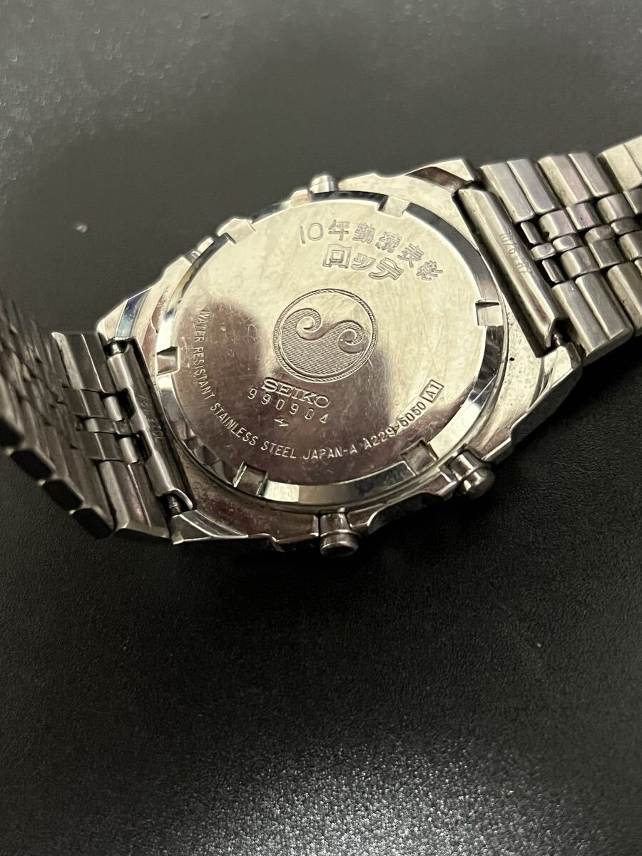 希少】SEIKO セイコー シルバーウェーブ A229-5050 デジタル クオーツ