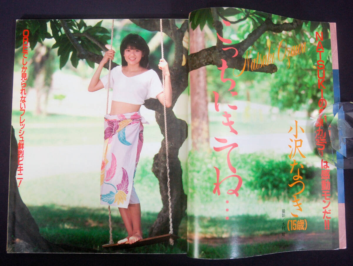 Deluxeマガジン ORE 1988年 計3冊セット 小沢なつき/小川範子/吉田
