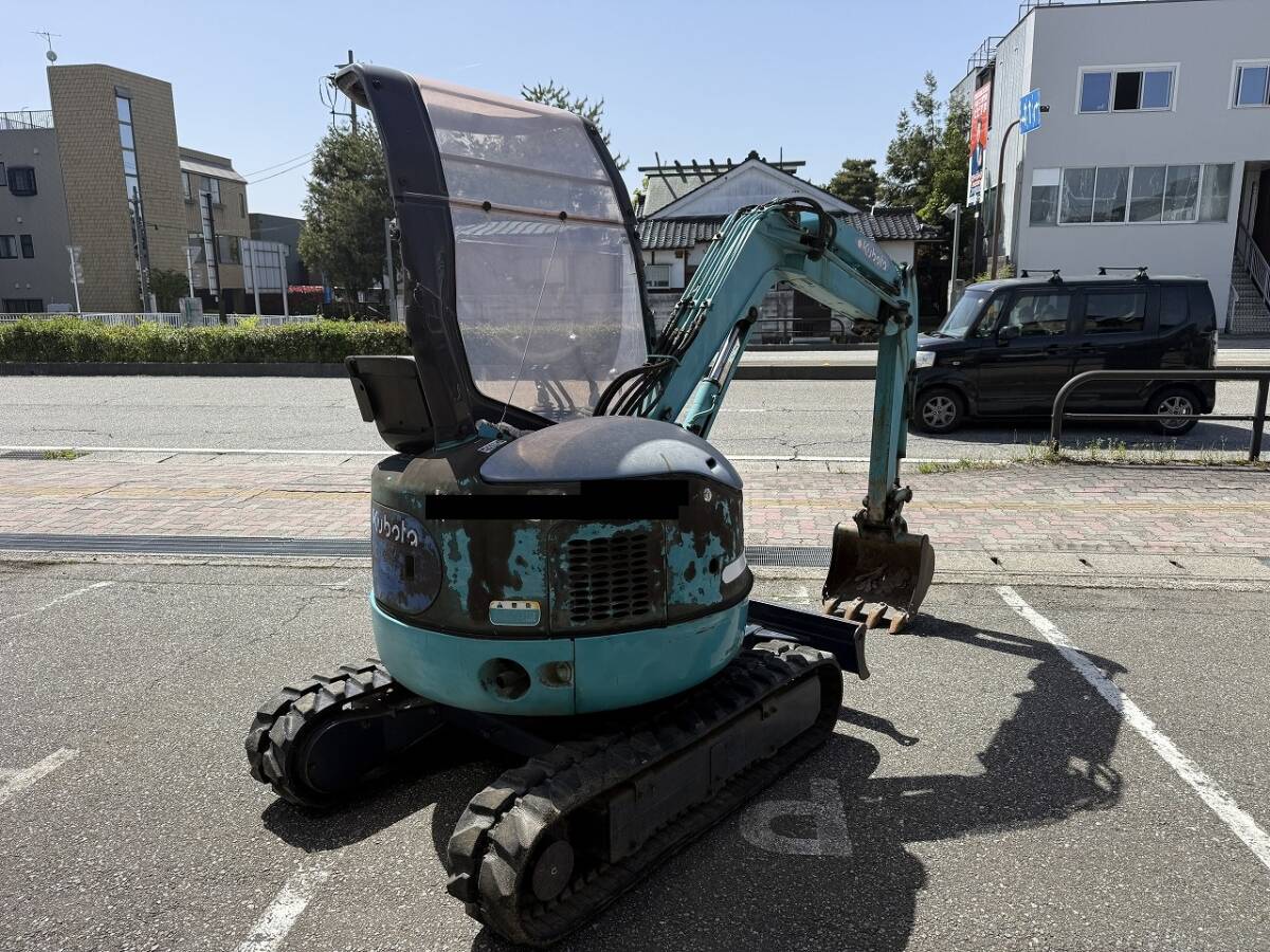 ☆富山発 Kubota クボタ ユンボ パワーショベル RX-141 動作確認済み
