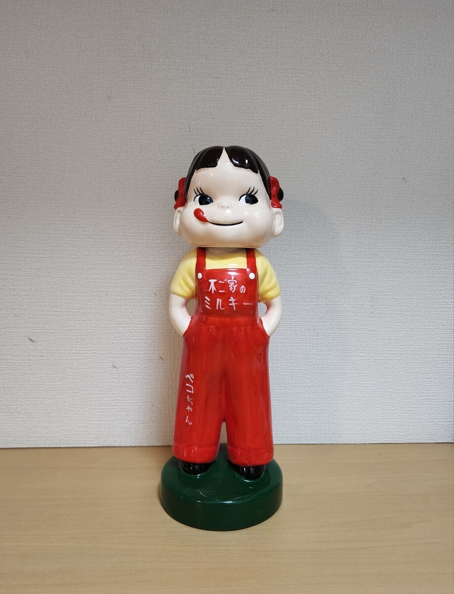 ペコちゃん 不二家 ミルキー 陶器製 FUJIYA ペコちゃん人形(ペコちゃん