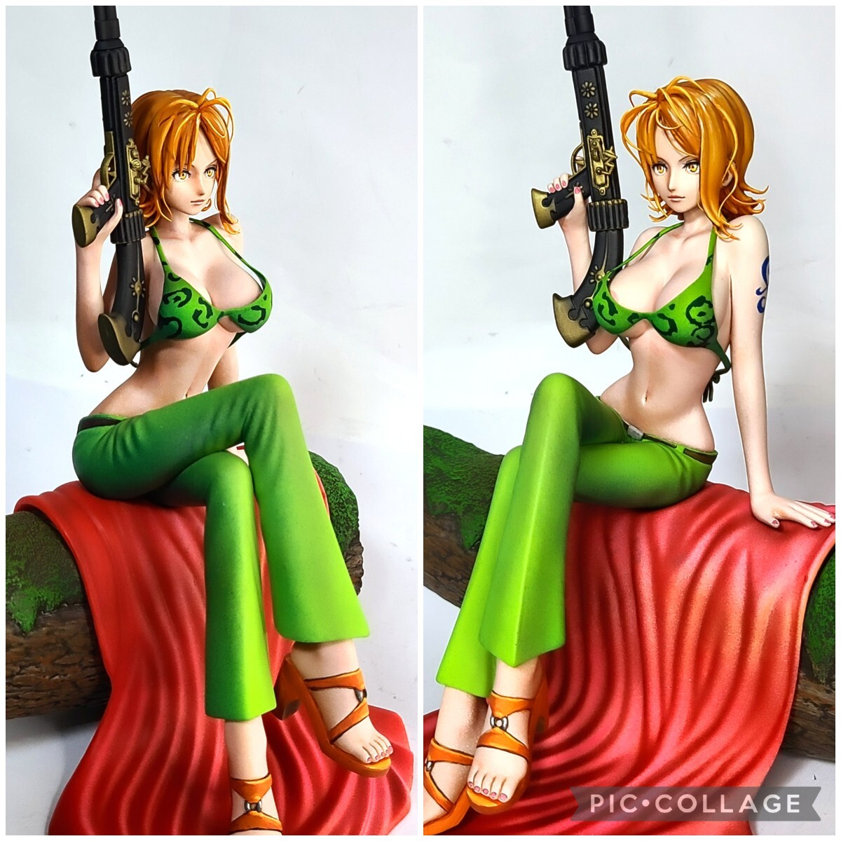 二次元 リペイント ナミ 顔の描き直し 頭髪追加 キャストオフ 塗装済み