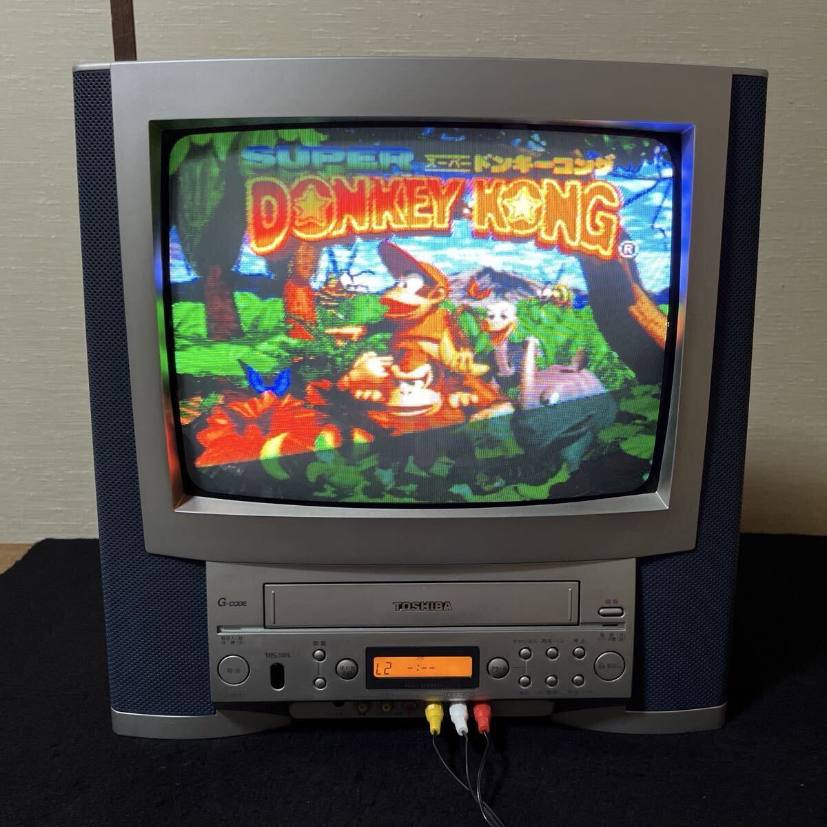 TOSHIBA テレビデオ J-14VF1 14型 1999年製 14インチ ブラウン管テレビ