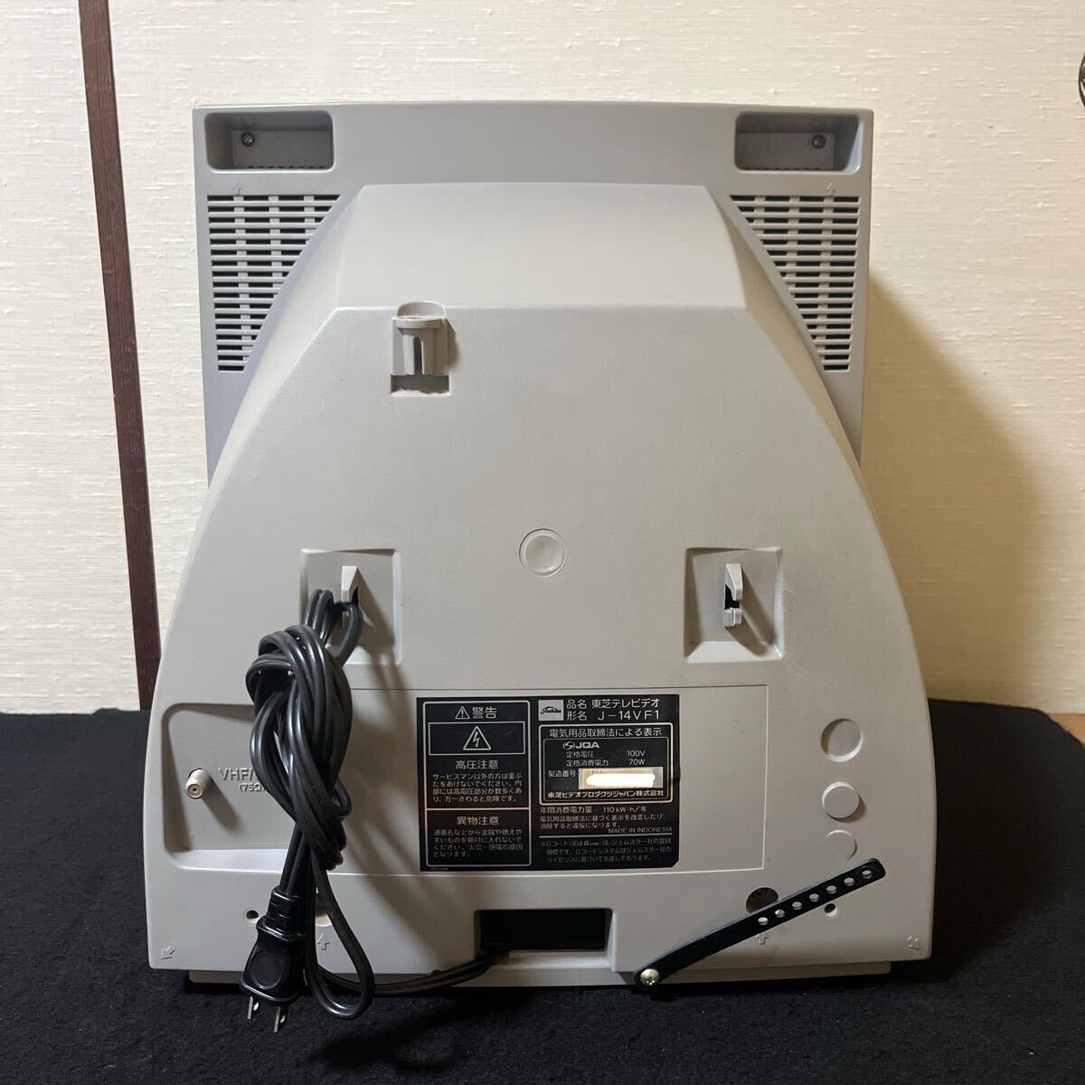 TOSHIBA テレビデオ J-14VF1 14型 1999年製 14インチ ブラウン管テレビ