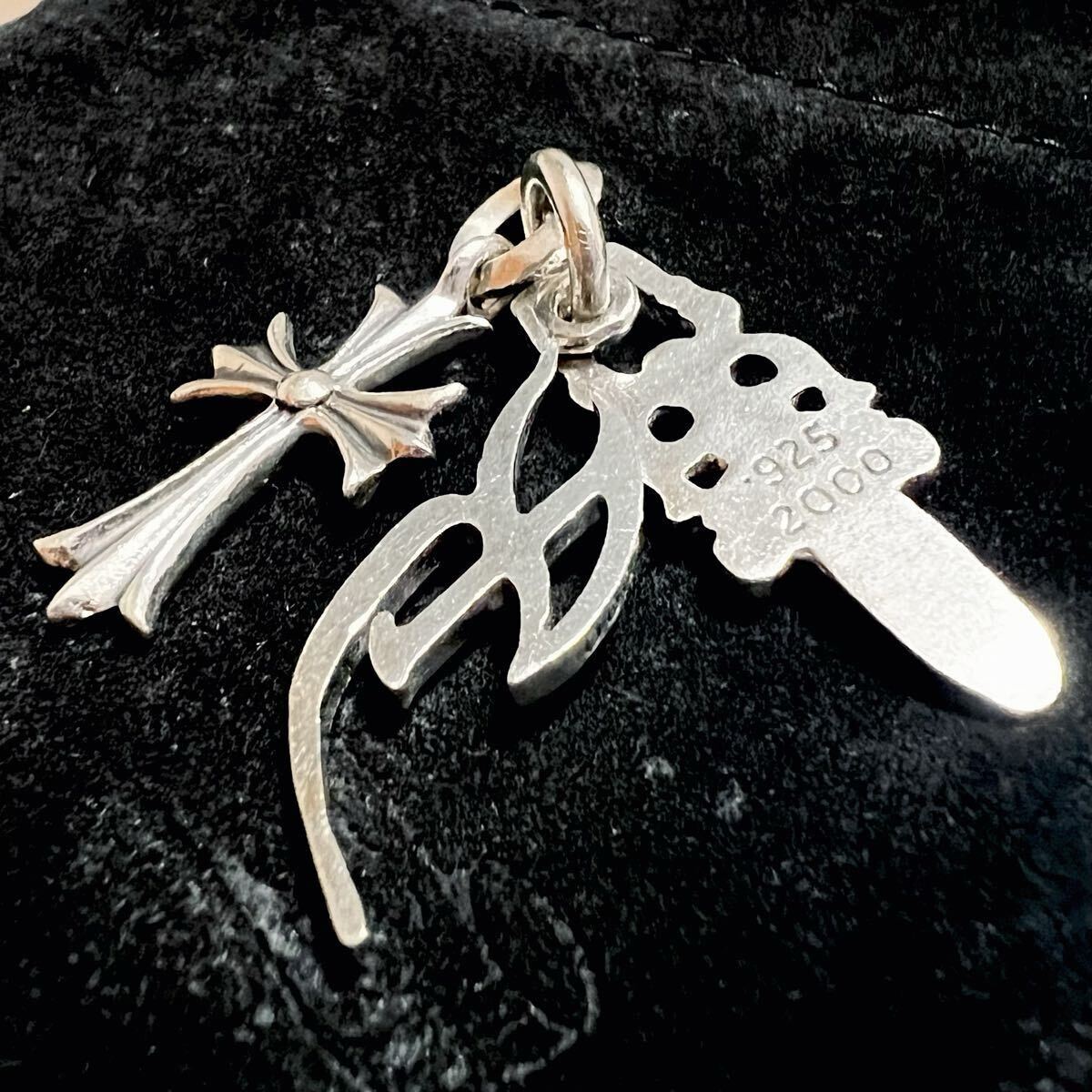 即売り切れ‼︎ 氷室京介 クロスペンダント CHROME HEARTS × 氷室京介 ツアー限定 3ピースチャーム ペンダント