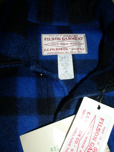 フィルソン マッキーノクルーザー 新品　廃番色　青/黒　40_3