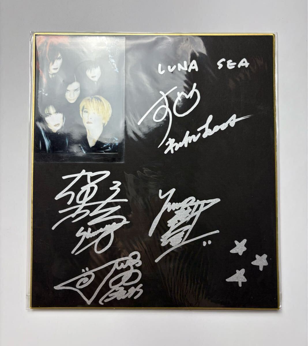 レア☆luna sea ルナシー 直筆サイン 色紙 歌手 ロックバンド RYUICHI