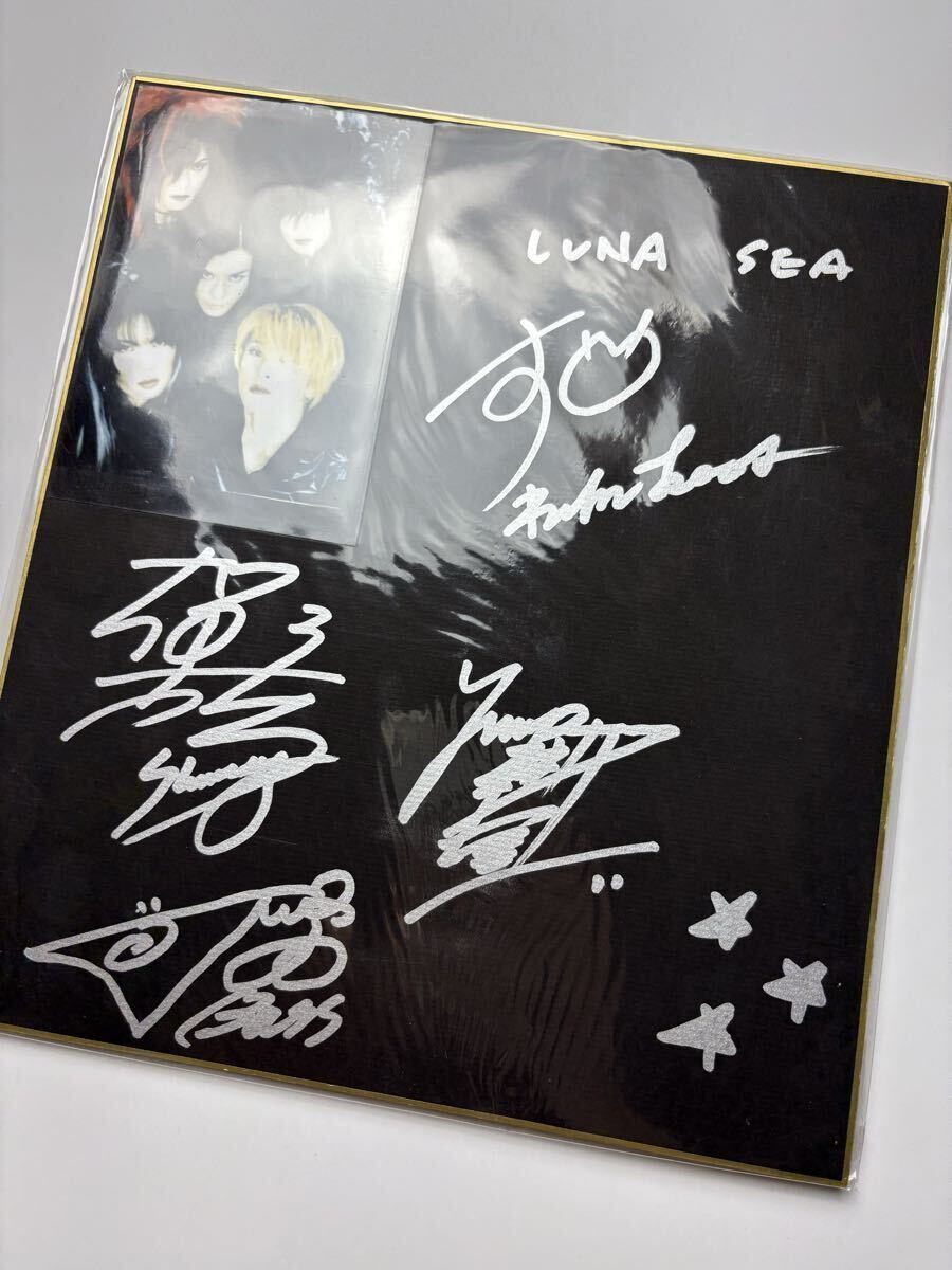 レア☆luna sea ルナシー 直筆サイン 色紙 歌手 ロックバンド RYUICHI