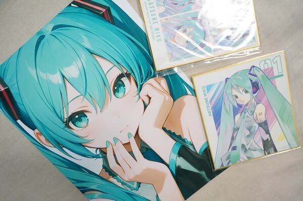 ☆初音ミク キュート＆セクシー A4ポスター 同人イラスト/アニメアート