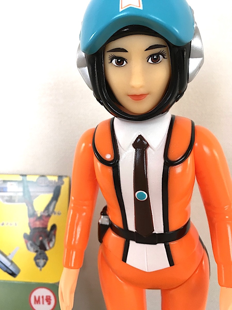 C*2様 M1号 ウルトラマン フジアキコ隊員 ソフビ フィギュア 希少!!【未使用】イベント限定 M1号 フジアキコ隊員 桜井浩子 ソフビ