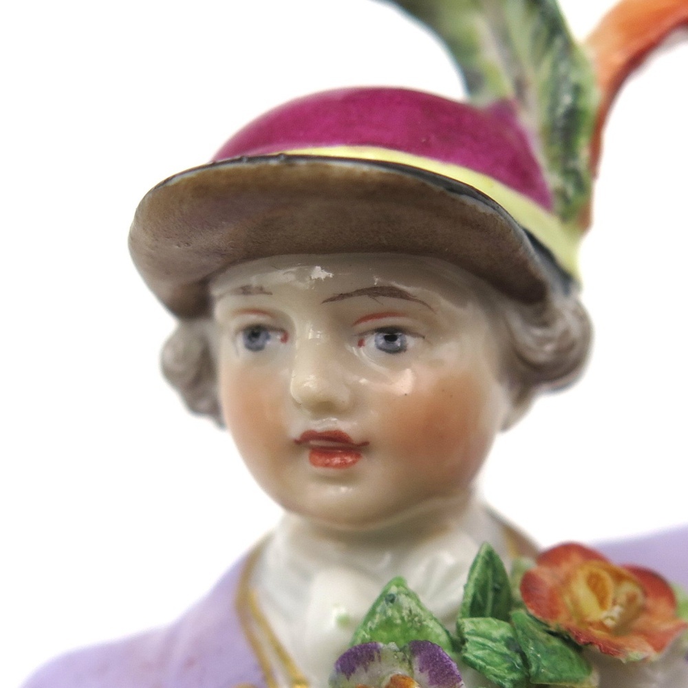 1円〜 Meissen オールドマイセン D11 踊る庭師の男女 フィギュリン 1円〜 Meissen オールドマイセン D11 踊る庭師の男女 フィギュリン