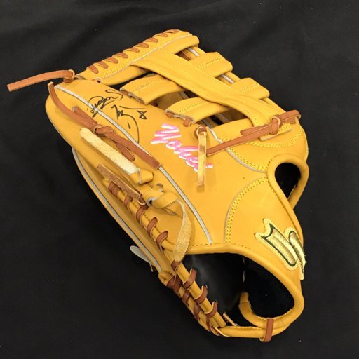 1円 中日ドラゴンズ 大島 洋平 サイン入りグローブ SSK 左投げ用 硬式
