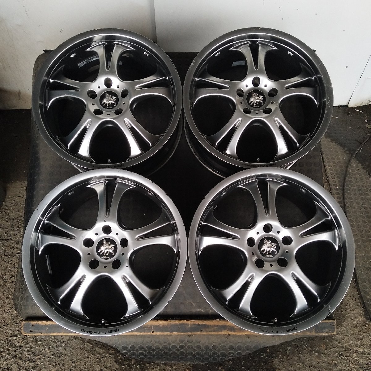 CLEAVE RACING FL53 18x9.5J +32 5H-114.3 BLACK/MACHINED 2本セット 