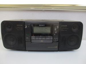 オーディオ機器 SONY ZS-6 カセットデッキ付きオーディオ