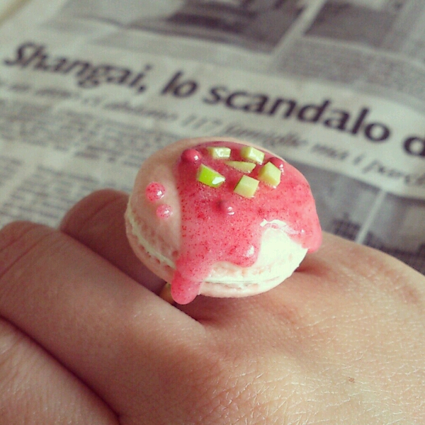 38☆スイーツデコ：マカロンリング☆検/Q-pot/姫系/ロリータ_3