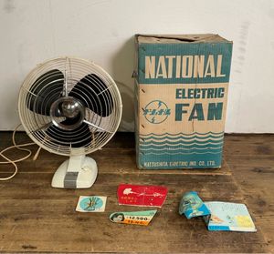 レトロ 扇風機 ナショナルのYahoo!オークション(旧ヤフオク!)の相場