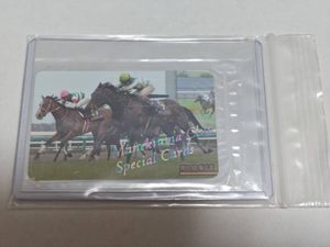 トレーディングカード まねき馬カードNoJ221グラスワンダーサイン泊sp