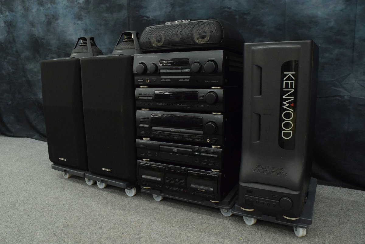 美品◆日本製◆KENWOOD ケンウッド◆ロゴ点灯◆センタースピーカーCS-6 美品◇日本製◇KENWOOD ケンウッド◇ロゴ点灯◇センタースピーカーCS-6