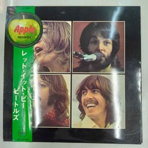 398位 盤良好B 丸帯付 レット・イット・ビー LET IT BE BOX THE BEATLES LP 赤盤 初回BOX レア