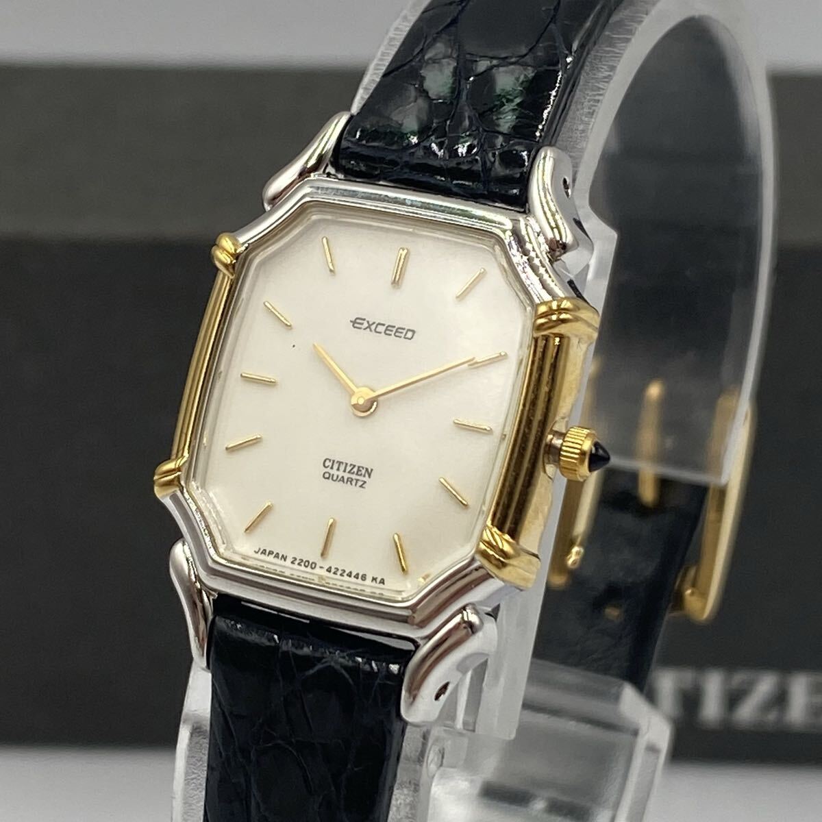 稼働品】CITIZEN エクシード 2930-291441 ゴールド 20mm クオーツ
