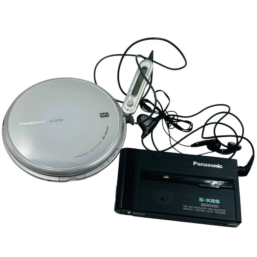 パナソニック ポータブルCD SL-CT720 MP3 付属品完備 動作確認済み パナソニック MP3対応ポータブルCDプレーヤー SL-CT720 動作確認済み