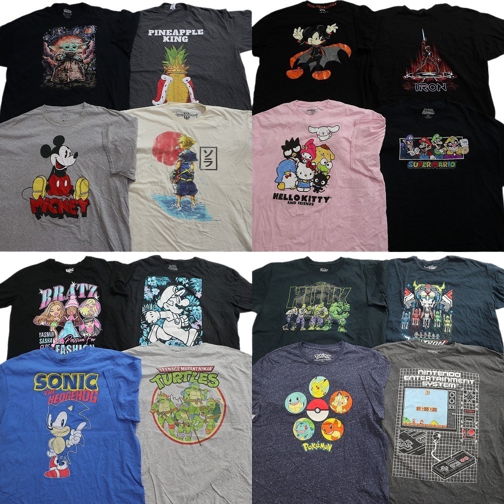 キングダムハーツ Tシャツの値段と価格推移は？｜6件の売買データから