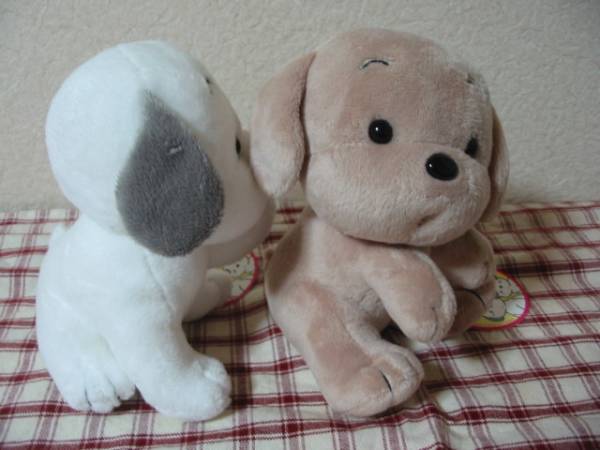 ★うめ吉★おすわり 白★ベージュ★2匹セット★タグ付き★_2