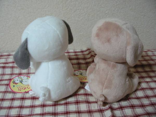 ★うめ吉★おすわり 白★ベージュ★2匹セット★タグ付き★_3