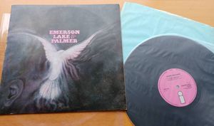 74位 極上品・極初期ロットマザー両１・１桁スタンパー／EMERSON LAKE&PALMER 1st UK Orig 英