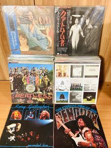 494位 【Y9】LP レコード 洋楽 まとめて大量セット 約70枚24kg 国内盤 帯 ROCK 他/BEATLES/Pink