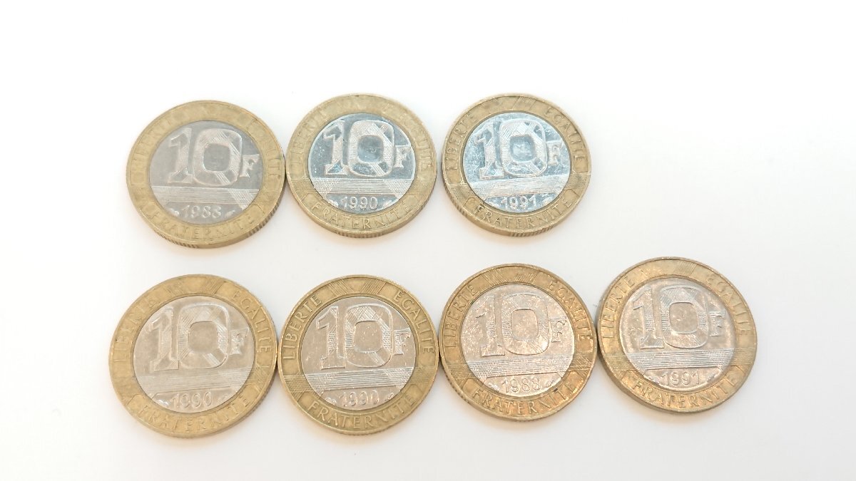 フランス10フラン硬貨の値段と価格推移は？｜2件の売買データから