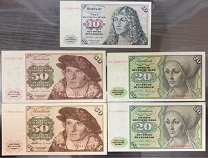 ドイツ　マルク紙幣　旧紙幣　10枚1セット　5000億マルク　アンティーク　古銭 10マルク 紙幣の値段と価格推移は？｜9件の売買データから10マルク
