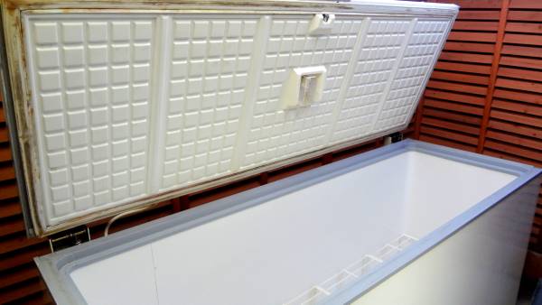 中古品】sanyo/サンヨー 冷凍ストッカー SCR-R651N 動作品(冷凍庫 