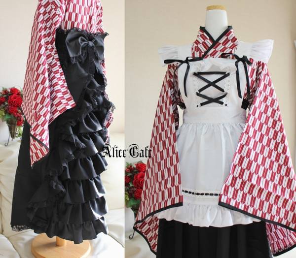 縁起桃胡蝶 和袴振袖和服 着物ドレスゴスロリ浴衣ゴシック結婚式 振袖 売買されたオークション情報 Yahooの商品情報をアーカイブ公開 オークファン Aucfan Com