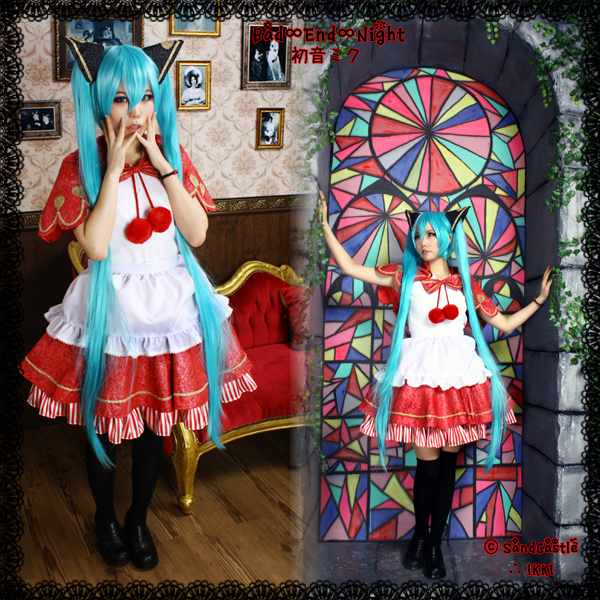 Ikki Vocaloid Bad End Night 初音ミク 衣装 ウィッグ 初音ミク 売買されたオークション情報 Yahooの商品情報をアーカイブ公開 オークファン Aucfan Com