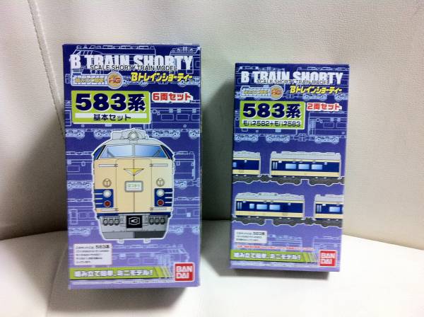 バンダイ　Bトレイン　583系　基本6両セット&増結2両セット_1