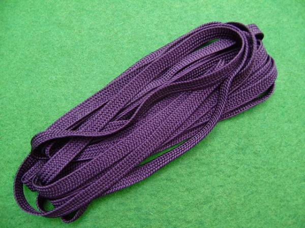 ◆柄糸　大刀用　正絹　『古代紫』　武具・刀剣◆_1