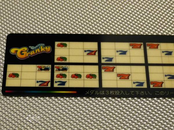 パチスロ クランキーコンテスト スッテカ シール リーチ目 新品_2