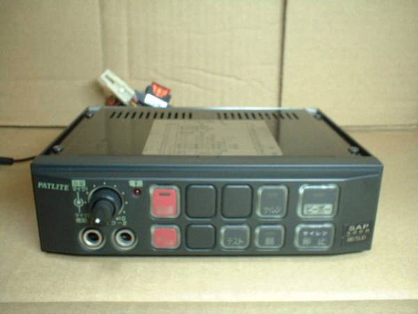 パトライト サイレンアンプ 救急車両用 SAP-500RBK PATLITE(警察グッズ 