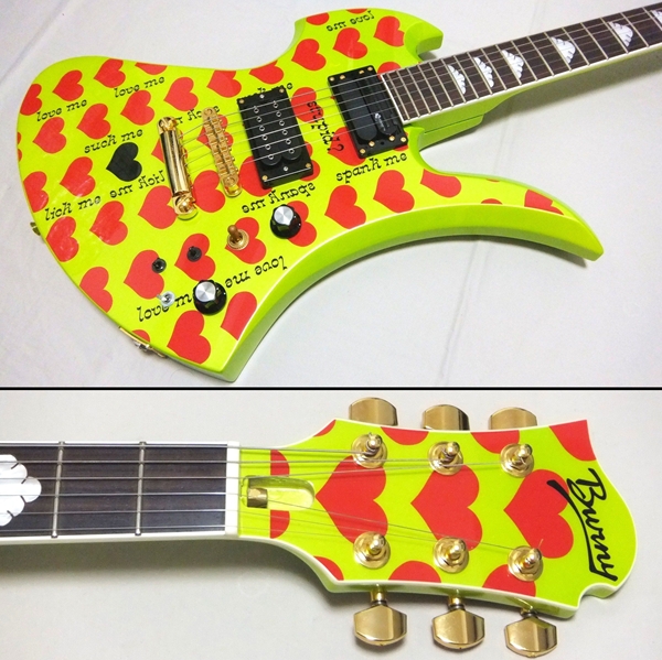 限定◇ FERNANDES Burny MG-155GH hide グリーンハート◇X JAPAN
